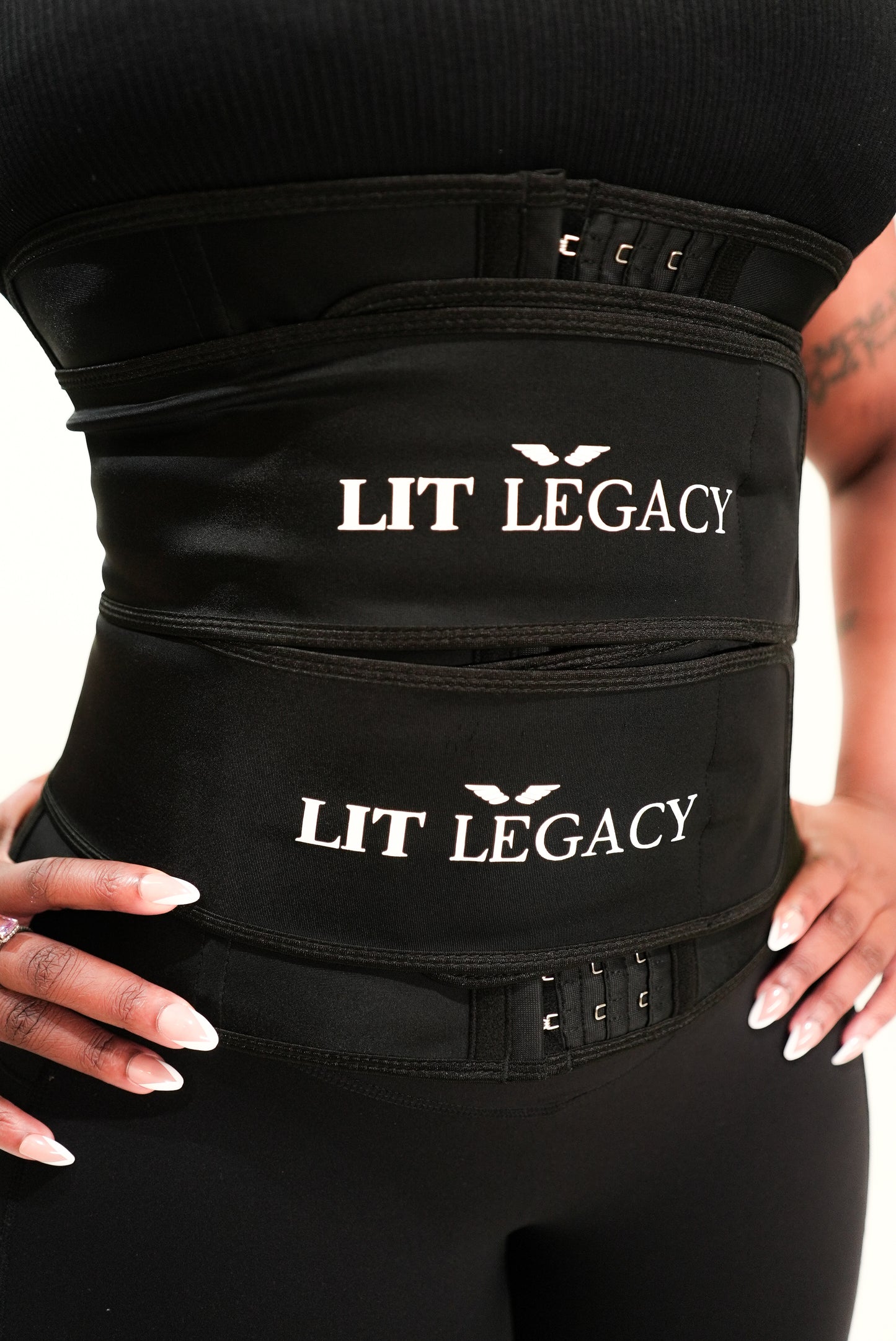 Lit Legacy Double Belt Waist Trainer